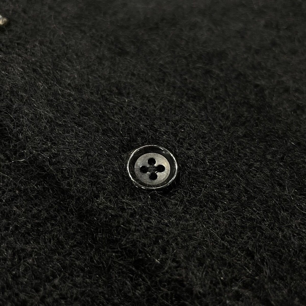 greatLAnd POLLYMAN MOHAIR CARDIGAN BLACK | grea