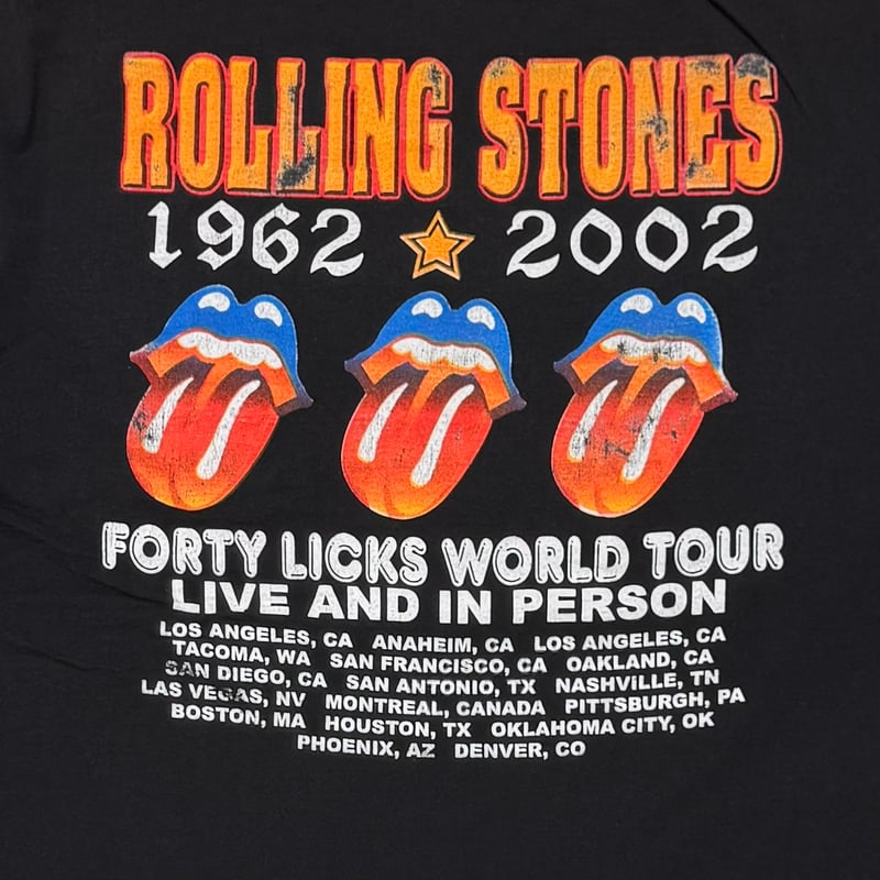 THE ROLLING STONES FORTY LICKS WORLD TOUR DELTA