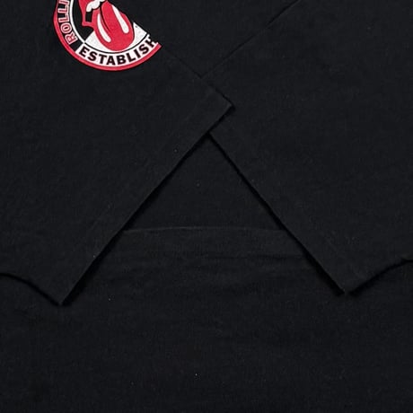 THE ROLLING STONES LIP TONGUE EMBROIDERY POCKET TEE ANVIL XL 0312