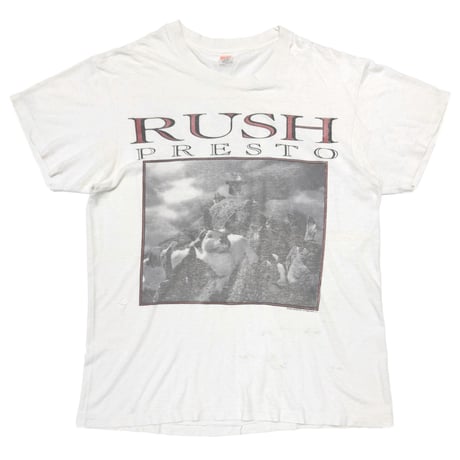 RUSH 1990 PRESTO WHITE HANES LARGE 1716