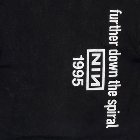NINE INCH NAILS further down the spiral Hanes LARGE 9992