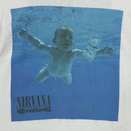 NIRVANA NEVERMIND WHITE GIANT LARGE 3011