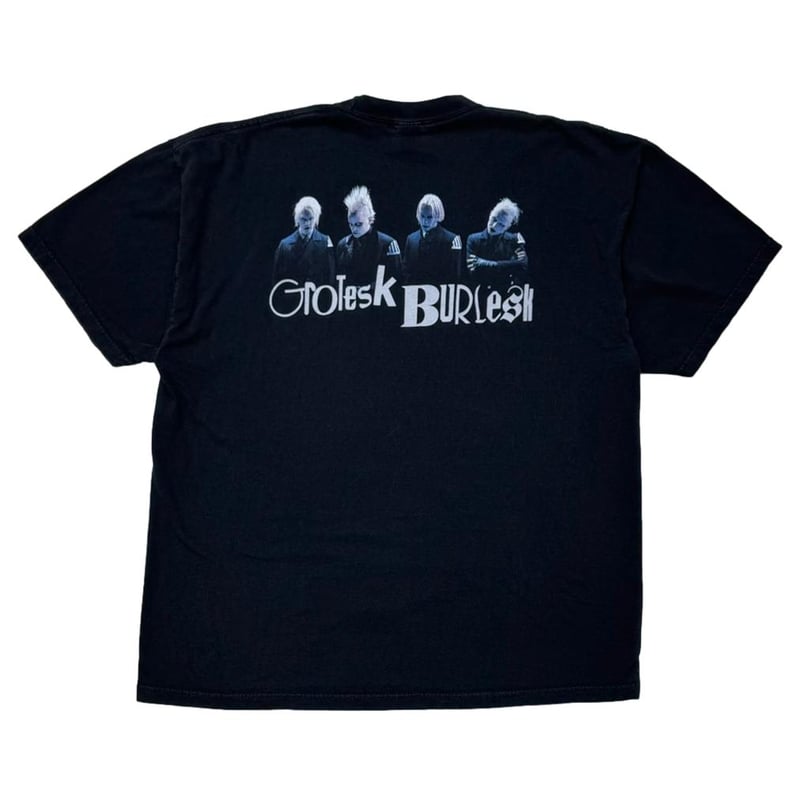 Marilyn Manson Grotesk Burlesk Tシャツ 2003 Black Vintage T-Shirt - Marilyn Manson Grotesk Burlesk - L