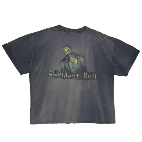 CAPCOM RESIDENT EVIL GAME PROMO FADED BLACK GILDAN HEAVY XL 2002