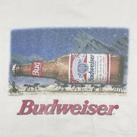 Budweiser ANTS CARRYING WHITE FITS XL 0533