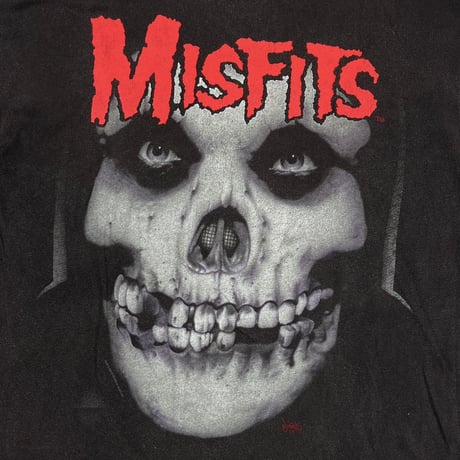 MISFITS HUGE SKULL RED TEXT DOUBLE SIDE WILD OATS XL 2331