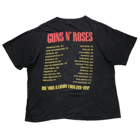 GUNS N' ROSES USE YOUR ILLUSION TOUR 1991-1992 BROCKUM XL 0752