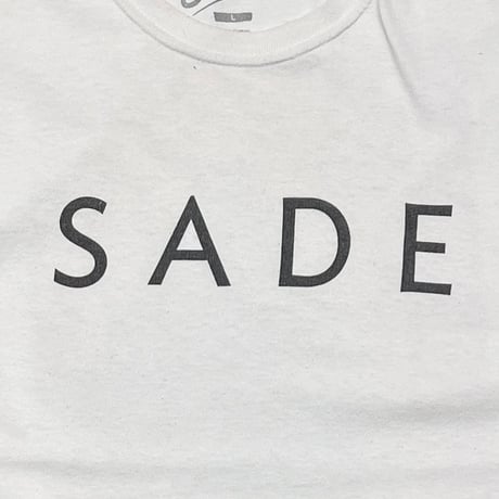 SADE FRONT TEXT BACK SUN FLOWER WHITE LARGE 6333