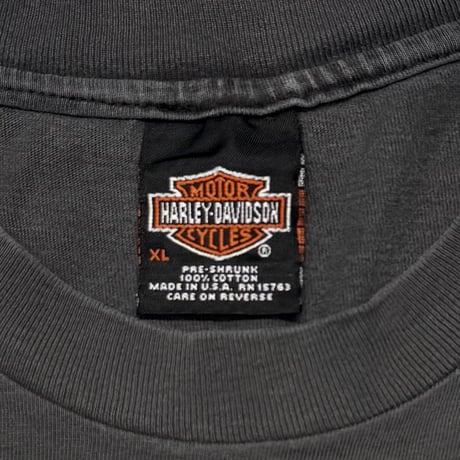 HARLEY DAVIDSON FLAMING EAGLE POCKET TEE XL 8331