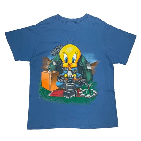 LOONEY TUNES 1998 TWEETY ENJOY HIKING BLUE CHARGES LARGE 3400