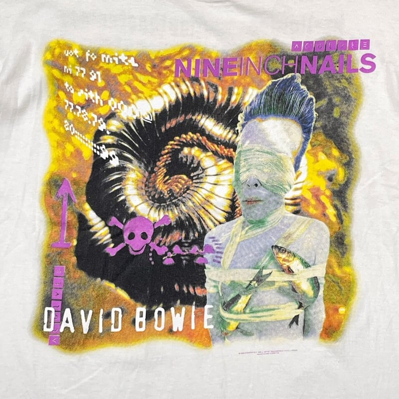 当時物90s nine inch nails & DAVID BOWIEツアーT