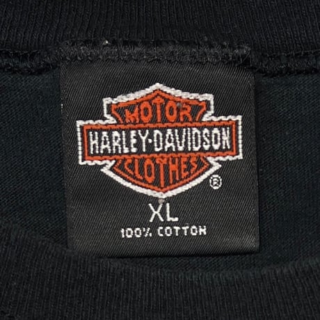 HARLEY DAVIDSON 90s BLUE FIRE FLAME ALDO'S SHOP LS XL 9316