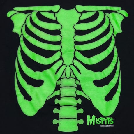 MISFITS 1997 GREEN BONE LS FRUIT OF THE LOOM XL 8428