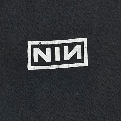 NINE INCH NAILS BOX LOGO FRUIT OF THE LOOM LARGE 9623