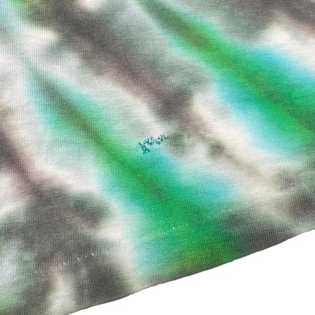GRATEFUL DEAD 1995 SKULL & CROSS TIE DYE GREEN XL 3575