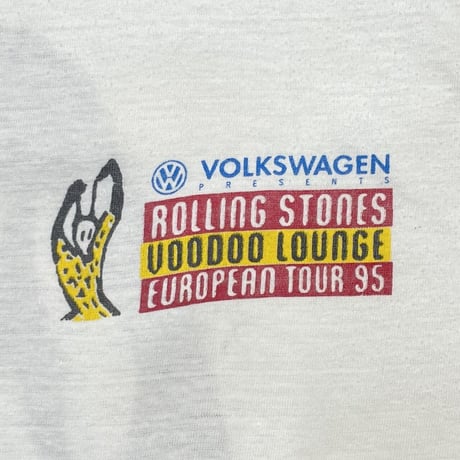 ROLLING STONES VOODOO LOUNGE EUROPEAN TOUR 95 WHITE FITS XL 5044