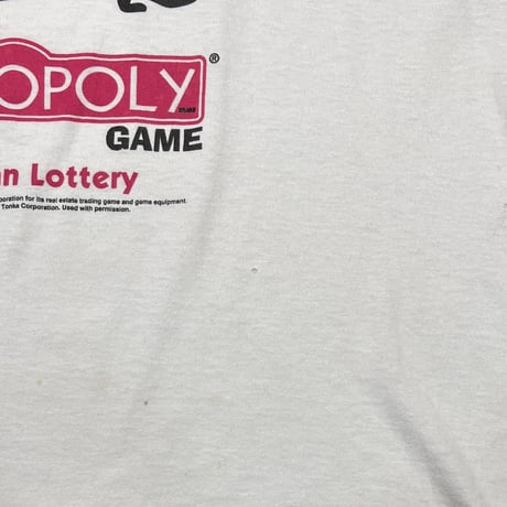 OLD & VINTAGE MONOPOLY Michigan Lottery WHITE SCREEN STARS XL 7528