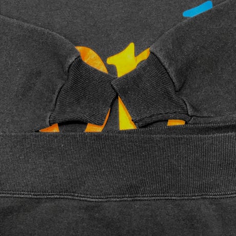APPLE LOGO CREWNECK SWEAT SHIRT HANES LARGE 4237 031