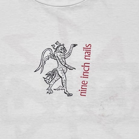 NINE INCH NAILS 1995 TOUR WHITE ALL SPORT XL 6832
