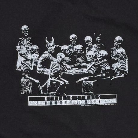 THE ROLLING STONES 2004 VOODOO LOUNGE SKULL MONOCHROME PHOTO XL 5707