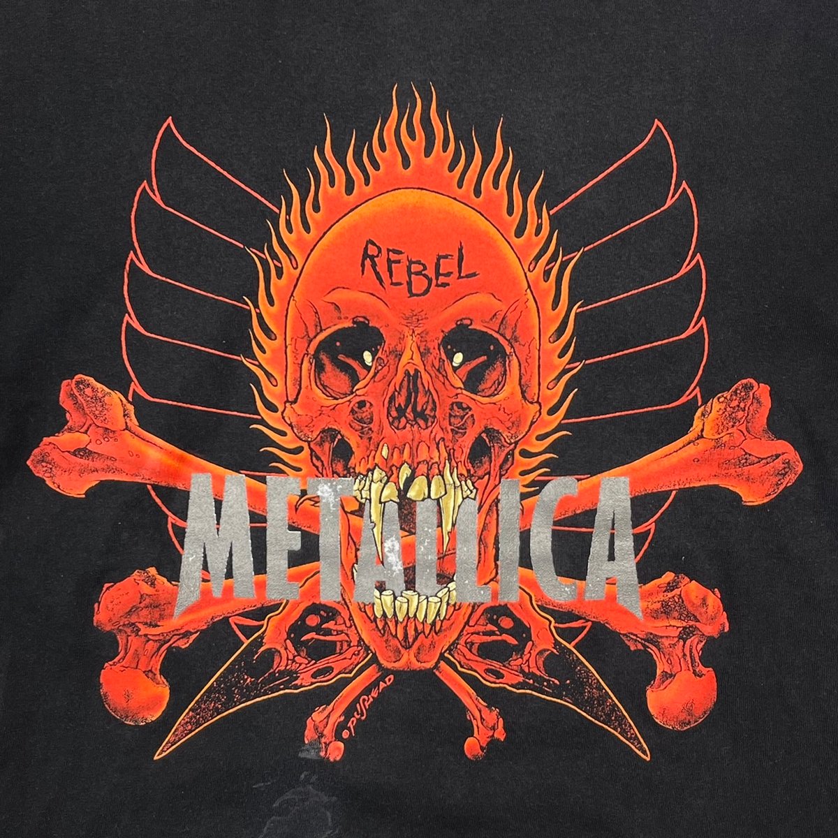 METALLICA PUSHEAD YING YANG REBEL SKULL FITS M-