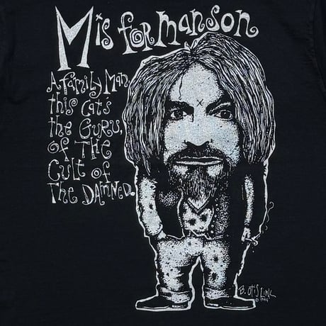CHARLES MANSON M IS FOR MANSON 1994 FRUIT OF THE LOOM LARGE 3660