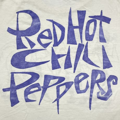 RED HOT CHILI PEPPERS 1990 PICASSO WHITE FITS L-XL 5884