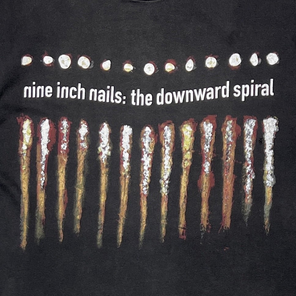 NINE INCH NAILS THE DOWNWARD SPIRAL HANES XL 08