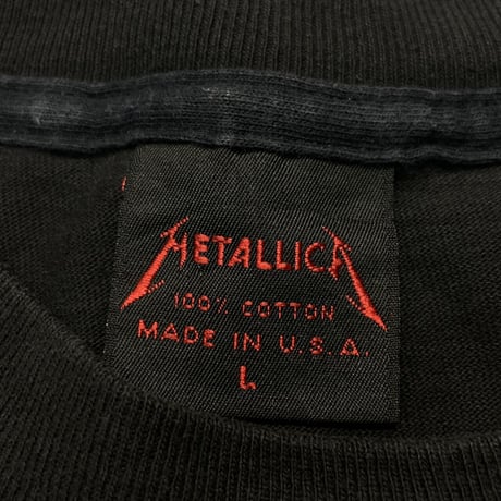 METALLICA METAL UP YOUR ASS METALLICA TAG LARGE 8921