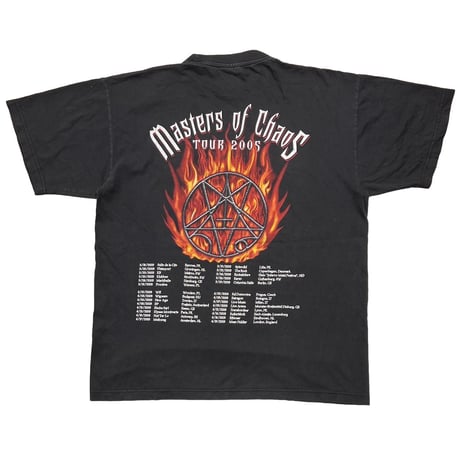 MORBID ANGEL MASTERS OF CHAOS TOUR 2005 EURO LARGE 5391