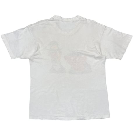 OLD & VINTAGE SESAME STREET Ernie & Bert BOOTLEG WHITE FITS L-XL 8270