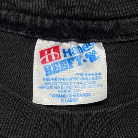 LOLLAPALOOZA 93' FESTIVAL BLACK HANES XL 0837