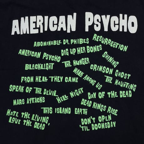 MISFITS 1997 AMERICAN PSYCHO FITS XL 1292
