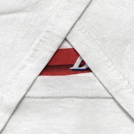 [MORE SALE] Budweiser 1999 AMERICAN FLAG LOGO WHITE Stedman by Hanes XL 5880