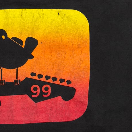 WOODSTOCK 1999 GRADATION ORANGE LOGO TULTEX XL 6988