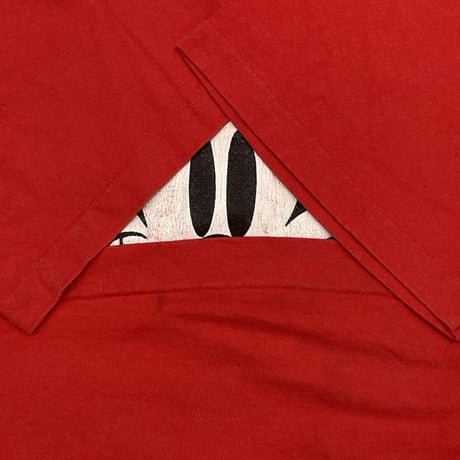 DISNEY VINTAGE 90s LINK PRINT CLASSIC MICKEY RED FITS XXL 2569