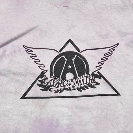 AEROSMITH ROCK IN A HARD PLACE TIE DYE LIGHT PURPLE FRUIT OF THE LOOM XL 4027