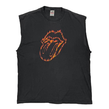 THE ROLLING STONES FLAMING TONGUE SLEEVELESS ALSTYLE XL 0647