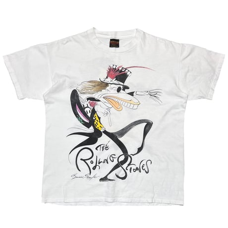 ROLLING STONES 1994 Gerald Scarfe WHITE BROCKUM LARGE 6865