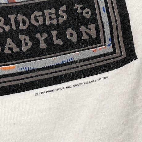 ROLLING STONES BRIDGES TO BABYLON WORLD TOUR 1997/1998 WHITE LARGE 0266