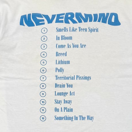 NIRVANA Y2K NEVERMIND ANVIL SMALL FITS MEDIUM 8776