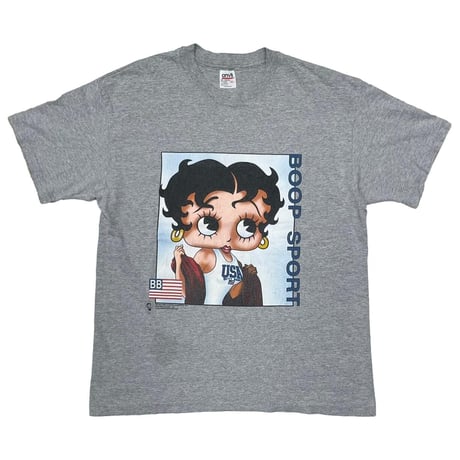 BETTY BOOP BOOP SPORT POLO SPORT PARODY GREY anvil XL 8151