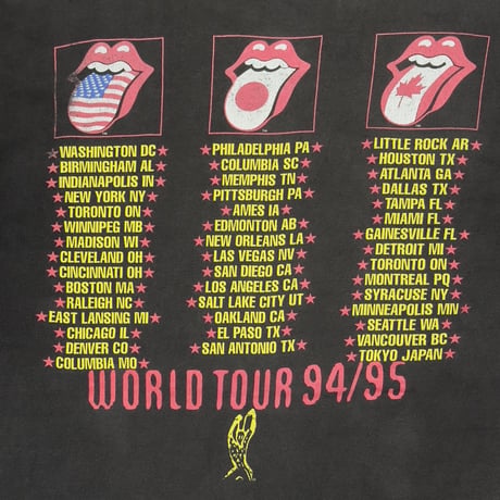 ROLLING STONES VOODOO LOUNGE 94/95 NORTH AMERICAN TOUR BROCKUM XL 8699