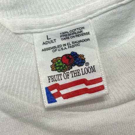 AKIRA 1988 KANEDA BIKE TEE WHITE FRUIT OF THE LOOM LARGE 5776