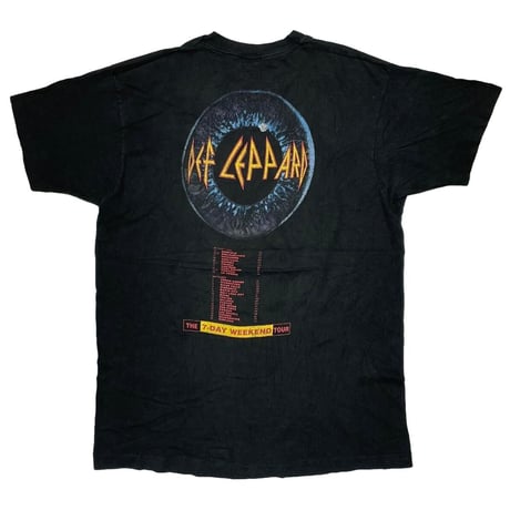 DEF LEPPARD ADRENALIZE THE 7-DAYS WEEKEND TOUR FRUIT OF THE LOOM XL 6236