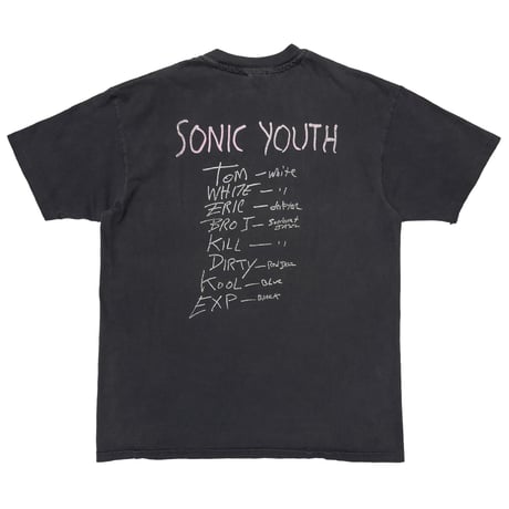 SONIC YOUTH 1991 DISAPPEARER HANES XL 0811