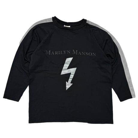 MARILYN MANSON ARROW RAGLAN JERSEY LINE LS WINTERLAND XL 5397