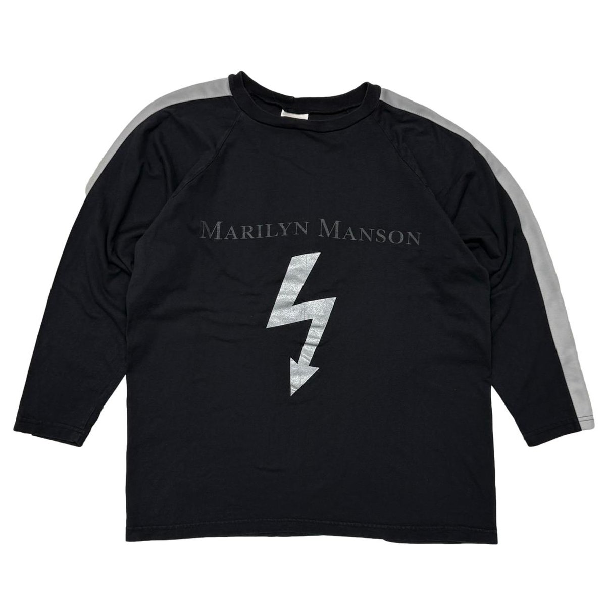 MARILYN MANSON ARROW RAGLAN JERSEY LINE LS WINT