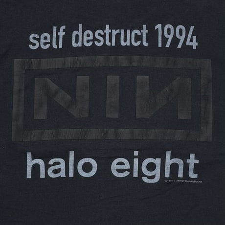 NINE INCH NAILS 1994 THE DOWNWARD SPIRAL SELF DESTRUCT LS FRUIT OF THE LOOM XL 3465