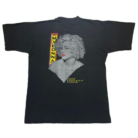 MADONNA I'M BREATHLESS BLOND AMBITION 1990 ITALIAN TOUR BOOTLEG BLACK XXL 1312